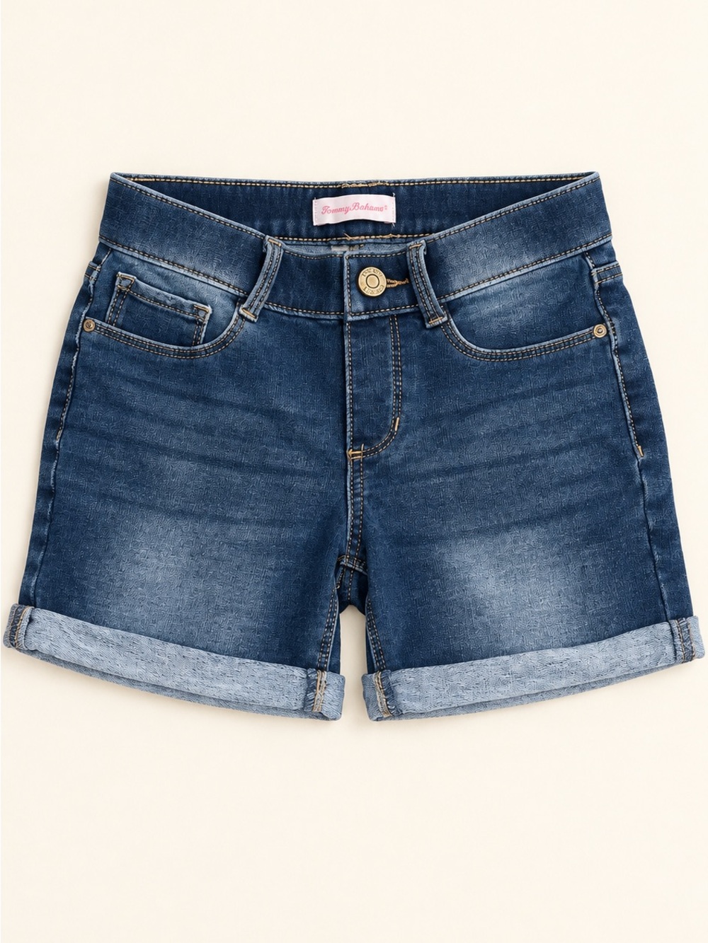 Tommy Bahama Indigo Roll-Cuff Denim Shorts